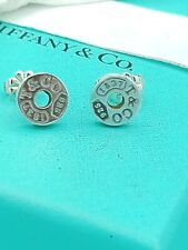 UK Tiffany & Co Return to 925 Sterling Silver Mini Heart Tag Earrings for sale  UK