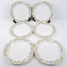 Royal Doulton Sudbury Salad Plates 21cm Floral Fine China England Set of 6 for sale  Shipping to South Africa