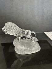 Crystal glass lion for sale  MORECAMBE