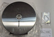 Dispensador de papel higiênico Bobrick, montado na superfície, aço inoxidável B-2890 comprar usado  Enviando para Brazil