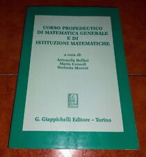 Corso propedeutico matematica usato  Italia