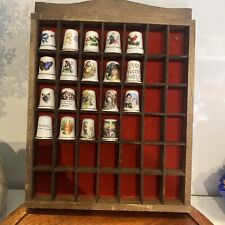 Wooden thimble display for sale  MORDEN