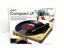 Ion Compact Lp Wood grain Style USB Digital Conversion Turntable Record Player for sale  Shipping to South Africa