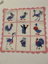 Feathered friends hankie for sale  Wallingford