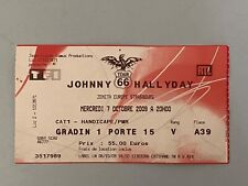 Ticket concert johnny d'occasion  Haguenau