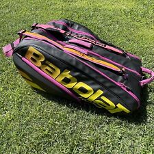 Bolsa de tenis Babolat Pure Aero Rafa RHx6 sostiene 12 raquetas correas de mochila daños segunda mano  Embacar hacia Argentina