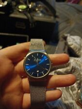 Relógio Skagen pulseira de quartzo titânio 956XLTTN azul  comprar usado  Enviando para Brazil