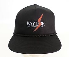 Boné Baylor Plastering Inc construção malha Snapback caminhoneiro preto comprar usado  Enviando para Brazil