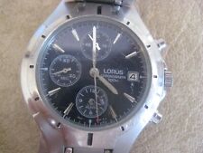Lorus chronograph working for sale  BEDFORD