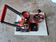 3.5 inch button making machine with circle cutter and 250+ blanks for sale  Milwaukee