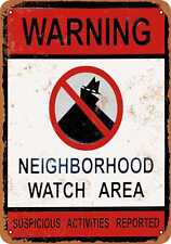 sign crime watch neighborhood for sale  Minneapolis