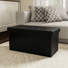 black ottoman storage bench for sale  Lakewood
