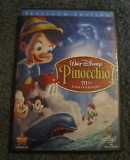 DVD Disney Pinóquio 70º Aniversário Edição Platina Frete Grátis 1940 comprar usado  Enviando para Brazil
