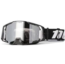 100% Armega Black Dirt Bike MX Goggles w/ Mirrored Lens, Brand NEW for sale  Shipping to South Africa