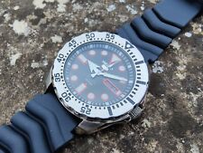 Seiko Dracula Monster Automatic Watch 4R36-03T0 black silver SRP601J1 diver JDM usato  San Cassiano