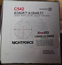 Nightforce atacr 16x42 for sale  Coshocton