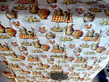 Vintage nappe coton d'occasion  Naintré