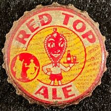 RED TOP ALE •NORTH CAROLINA TAX• CORK BEER BOTTLE CAP ~ CINCINNATI OHIO CROWN NC for sale  Shipping to South Africa