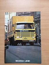 Scania lb81 sales for sale  DUNMOW