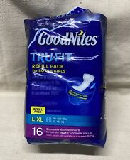 GoodNites TruFit Refill OPEN Pack Size L/XL Boys & Girls 15 inserts - 1 Missing for sale  Shipping to South Africa