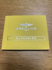 Breitling blackbird instructio for sale  DUNDEE