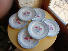 Assiettes plates faïence d'occasion  Chalais