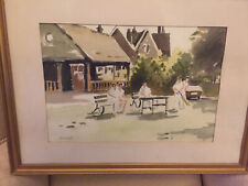 Cricket original watercolour for sale  NORTHAMPTON
