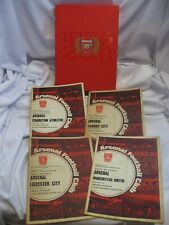 Arsenal programmes 1968 for sale  UXBRIDGE