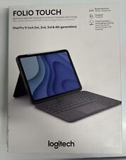 Capa teclado Logitech Folio Touch para iPad Pro 11” 1ª-2ª-3ª e 4ª geração, usado comprar usado  Enviando para Brazil