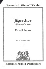 Partitura Coro Schubert Hunter Coro SSAATTBB con Piano 2000 Schmidt Carl segunda mano  Embacar hacia Argentina