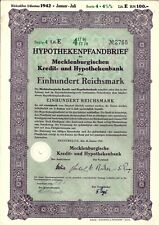 Hypothekenpfandbrief mecklenbu gebraucht kaufen  Kaiserslautern