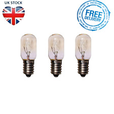 3 Pack Himalayan Salt Lamp Bulb Screw Pygmy Light Bulbs Set Clear Glass 15W E14 for sale  ILFORD