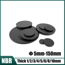 Usado, Gummi Scheiben Rund Platte 1/1,5/2/3/4/5/6/8/10mm Scheiben Φ5mm~Φ150mm Dia comprar usado  Enviando para Brazil