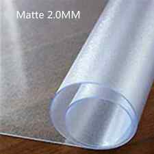 Used, Soft Glass Table Cloth 3.0mm Soft PVC Transparent Tablecloth Table Cover Pad for sale  Shipping to South Africa