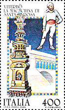 Usado, 1895 Italien postfrisch MNH 1984 Folklore Prozession Macchina Santa Rosa Viterbo comprar usado  Enviando para Brazil