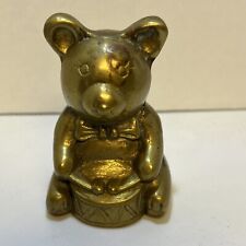 Vintage brass teddy for sale  Shipping to Ireland