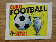 Panini euro football for sale  EPSOM
