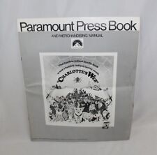 Libro de prensa y manual de comercialización de Charlotte's Web Paramount Pictures 1972 de colección segunda mano  Embacar hacia Mexico