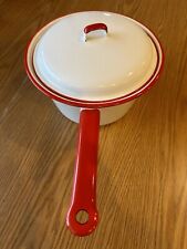 Vintage enamelware pot for sale  Shipping to Ireland