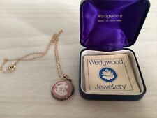 Wedgwood necklace pink for sale  TODMORDEN