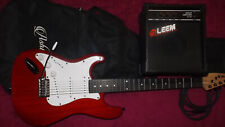 LyxPro Left Handed 36” Electric Guitar & Electric Guitar Accessories, Red, used for sale  Shipping to South Africa