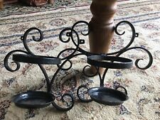 Pair black wrought for sale  BASINGSTOKE