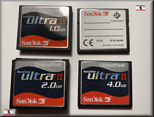 SanDisk Ultra II Compact Flash 512MB 1GB 2GB 4GB mit Schutzhülle - SDCFH comprar usado  Enviando para Brazil