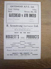 1960 gateshead ayr for sale  EDINBURGH