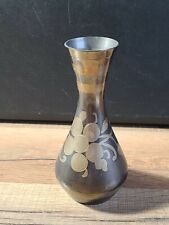 VINTAGE BRASS SMALL VASE 5.25" Tall r, used for sale  Shipping to South Africa