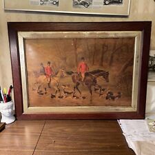framed oak print large for sale  Cleveland