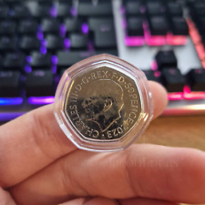 Usado, Cápsulas de monedas de 50 peniques totalmente nuevas ajuste perfecto mejor para coleccionistas de cincuenta peniques segunda mano  Embacar hacia Mexico