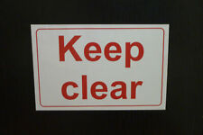 Keep clear sign for sale  Shipping to Ireland