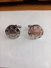 Novelty cufflinks circular for sale  EASTBOURNE