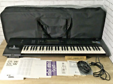 Estação de trabalho de música Korg 01/W FD 61 teclas sintetizador de teclado com estojo do Japão, usado comprar usado  Enviando para Brazil